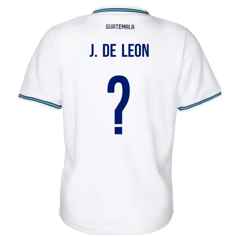 Danxen Criança Camisola Guatemala Jose De Leon #0 Branco Principal 24-26 Camisa