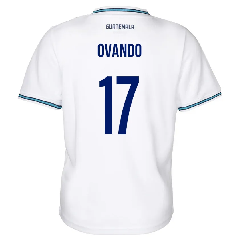 Danxen Criança Camisola Guatemala Sandra Ovando #17 Branco Principal 24-26 Camisa