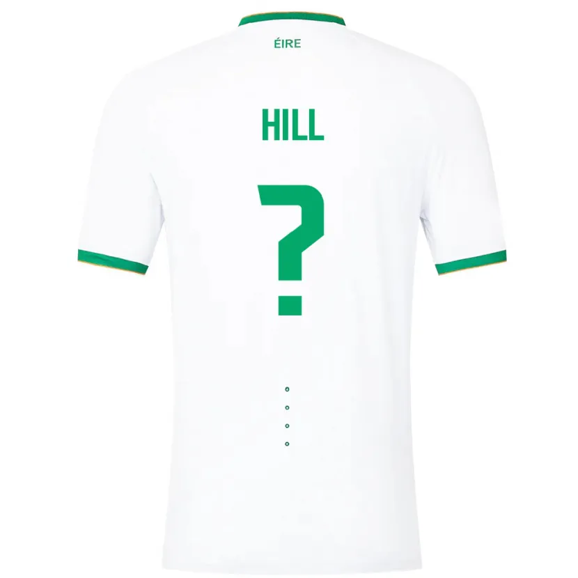 Danxen Criança Camisola Irlanda Tom Hill #0 Branco Alternativa 24-26 Camisa