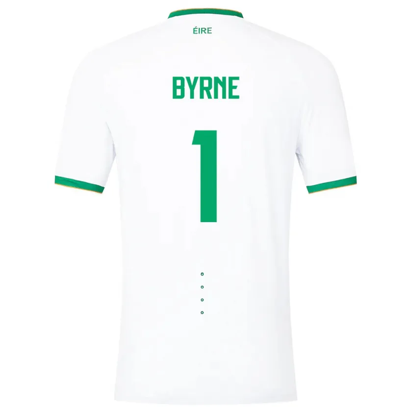 Danxen Criança Camisola Irlanda Reece Byrne #1 Branco Alternativa 24-26 Camisa