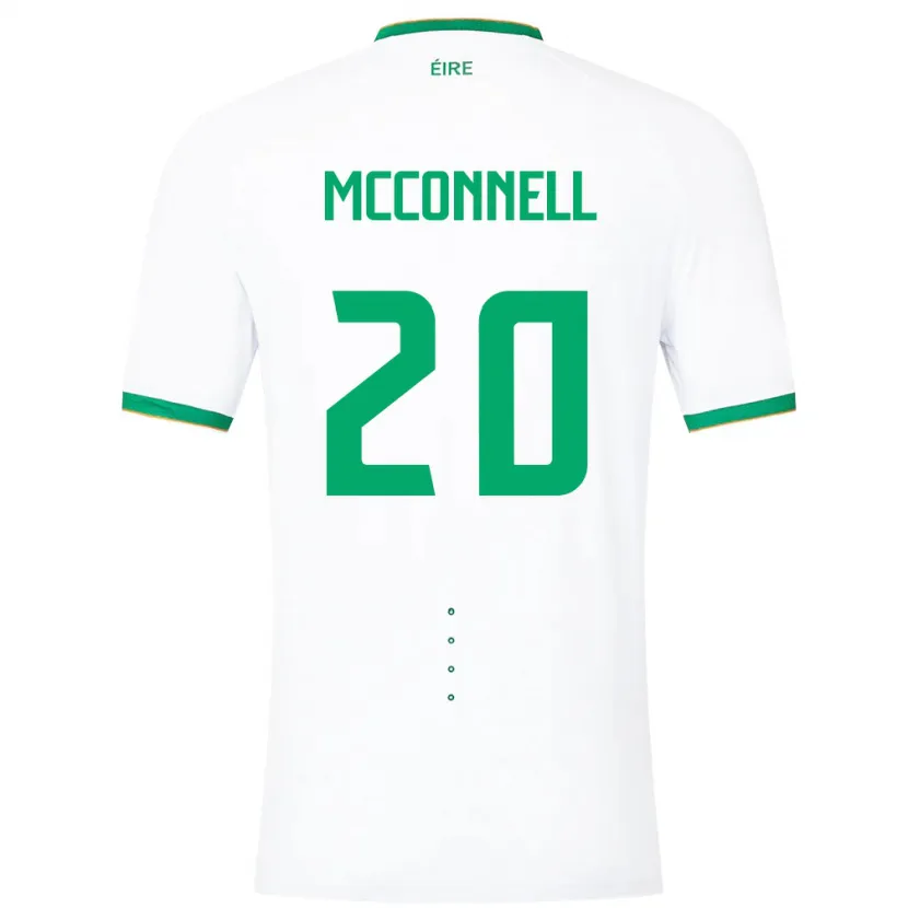 Danxen Criança Camisola Irlanda Glenn Mcconnell #20 Branco Alternativa 24-26 Camisa