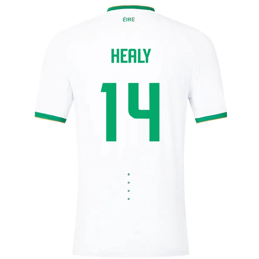 Danxen Criança Camisola Irlanda Freya Healy #14 Branco Alternativa 24-26 Camisa