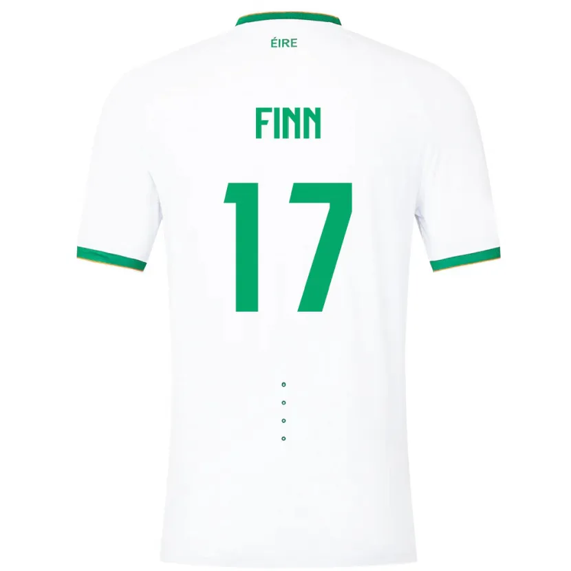 Danxen Criança Camisola Irlanda Jamie Finn #17 Branco Alternativa 24-26 Camisa