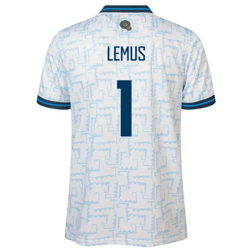 Danxen Criança Camisola El Salvador Hamilton Lemus #1 Branco Alternativa 24-26 Camisa