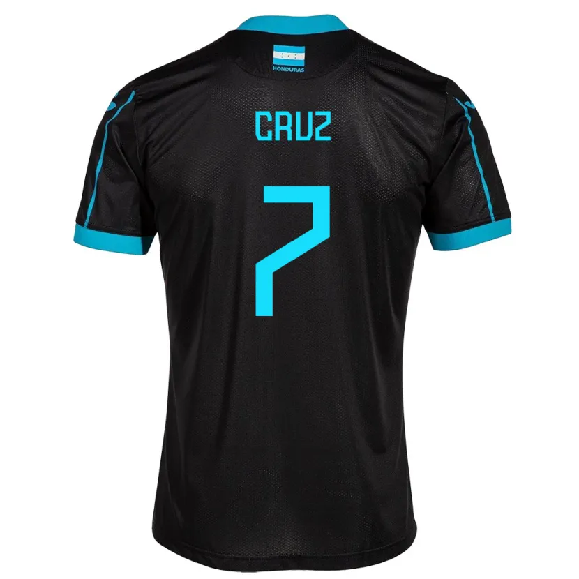 Danxen Criança Camisola Honduras Nixon Cruz #7 Preto Alternativa 24-26 Camisa