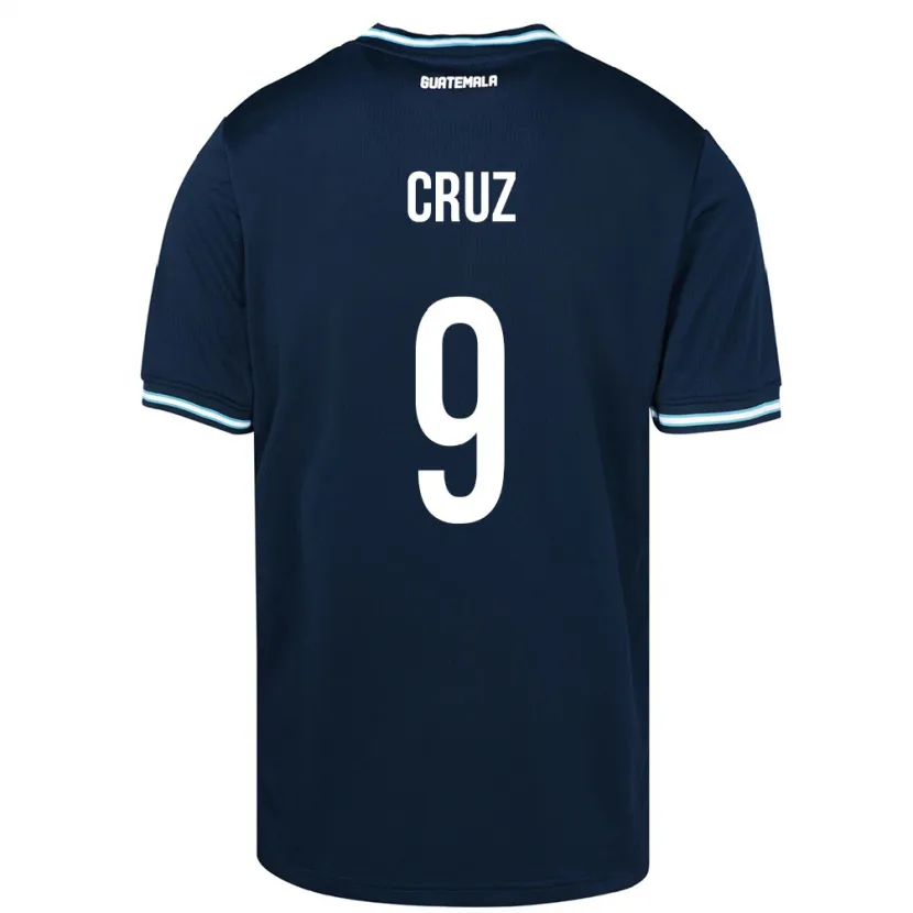 Danxen Criança Camisola Guatemala Celsa Cruz #9 Azul Alternativa 24-26 Camisa
