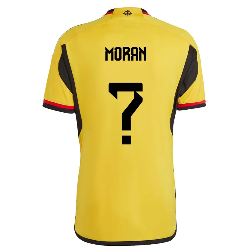 Danxen Criança Camisola Irlanda Do Norte Harry Moran #0 Branco Alternativa 24-26 Camisa