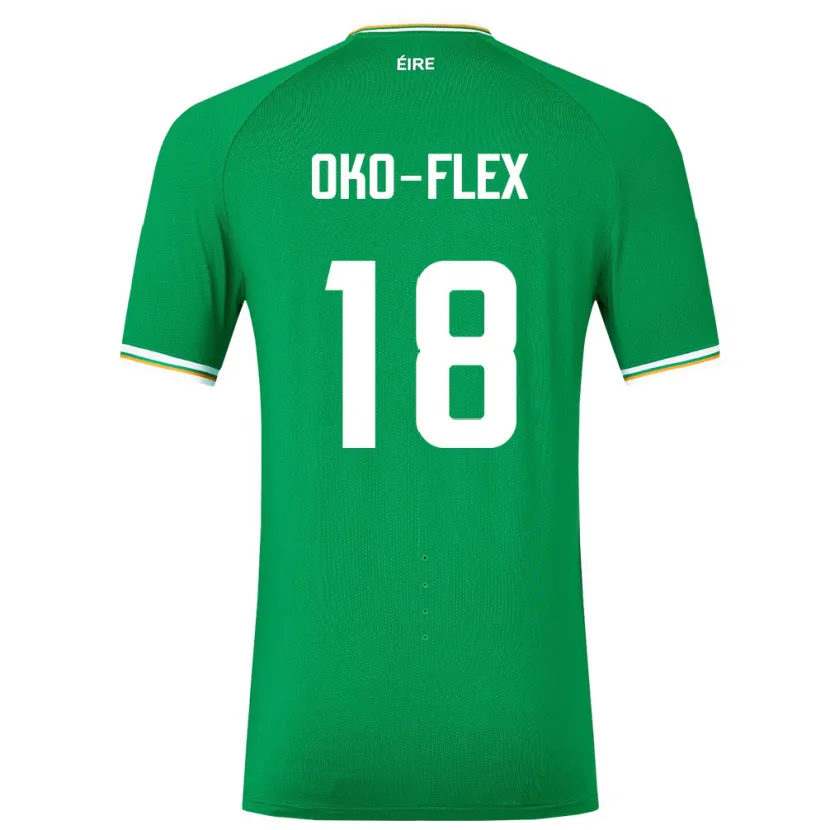 Danxen Homem Camisola Irlanda Armstrong Oko-Flex #18 Verde Principal 24-26 Camisa