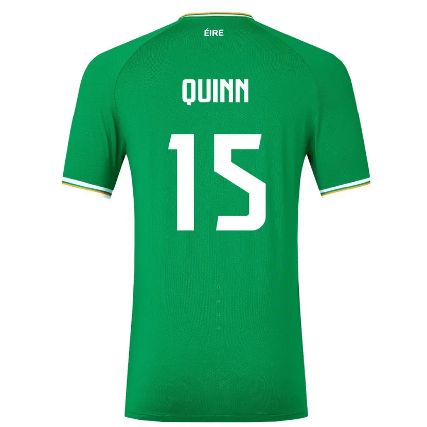 Danxen Homem Camisola Irlanda Lucy Quinn #15 Verde Principal 24-26 Camisa