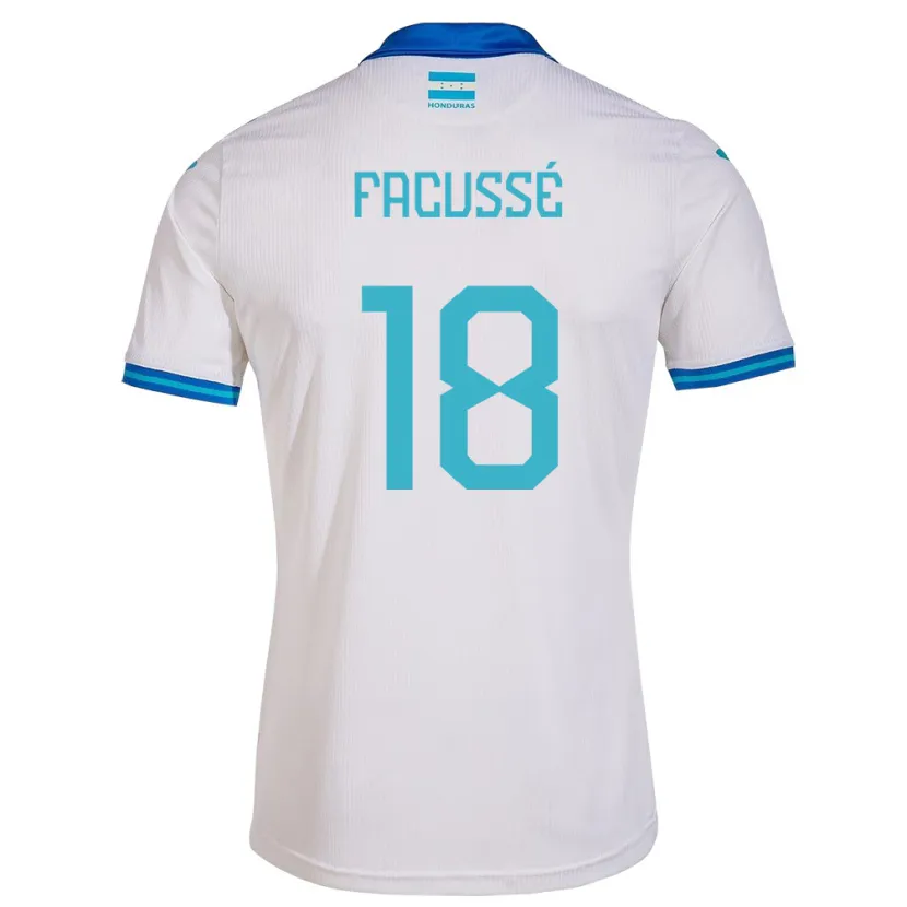 Danxen Homem Camisola Honduras Enrique Facussé #18 Branco Principal 24-26 Camisa