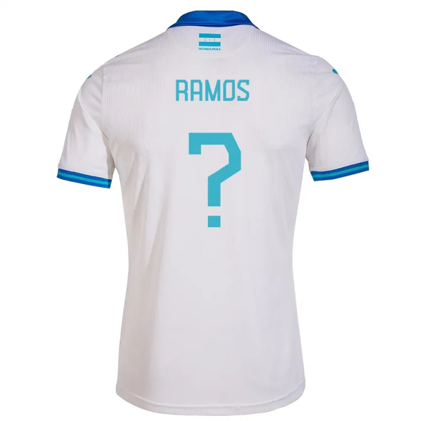 Danxen Homem Camisola Honduras Mayra Ramos #0 Branco Principal 24-26 Camisa