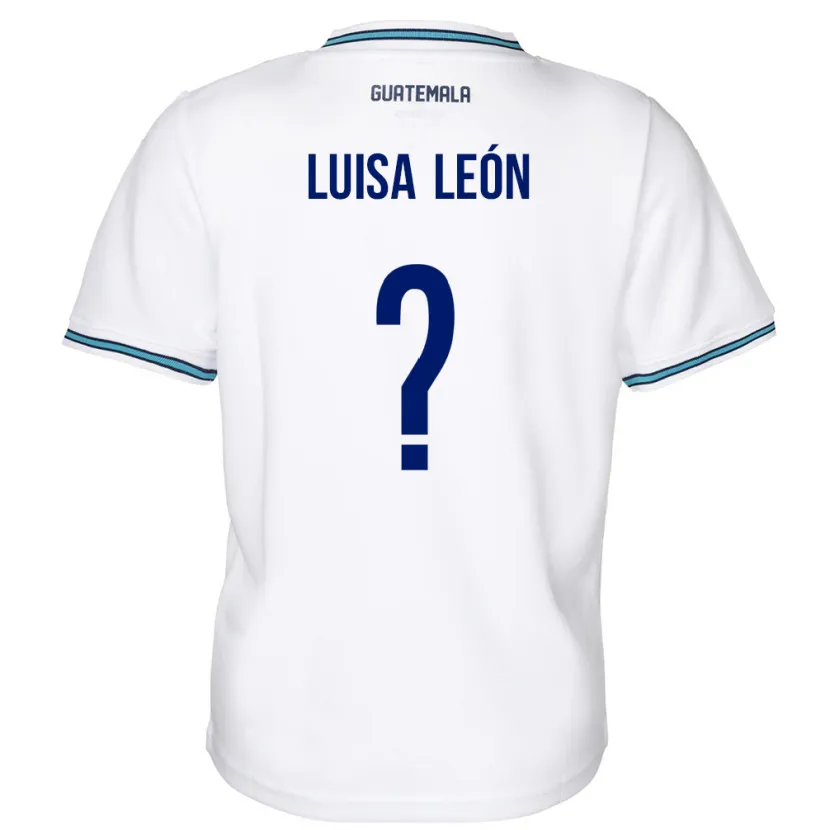 Danxen Homem Camisola Guatemala Luisa León #0 Branco Principal 24-26 Camisa