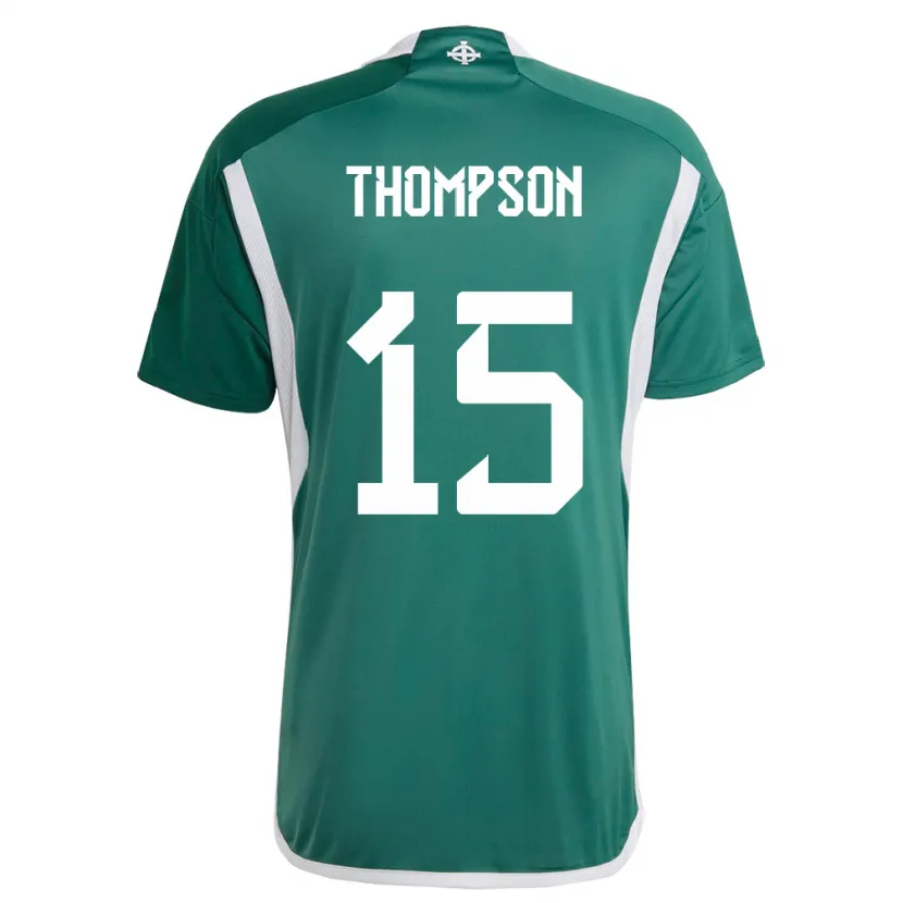 Danxen Homem Camisola Irlanda Do Norte Jordan Thompson #15 Verde Principal 24-26 Camisa
