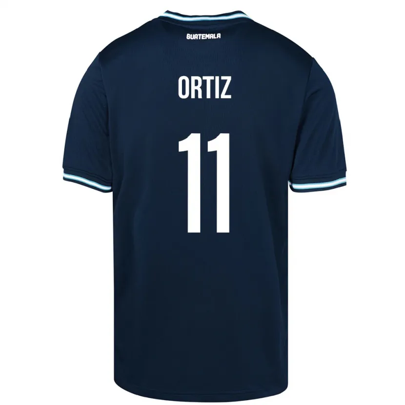 Danxen Homem Camisola Guatemala Andersson Ortiz #11 Azul Alternativa 24-26 Camisa