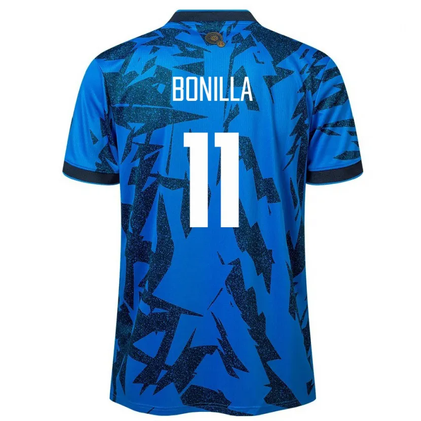 Danxen Mulher Camisola El Salvador Jarell Bonilla #11 Azul Principal 24-26 Camisa
