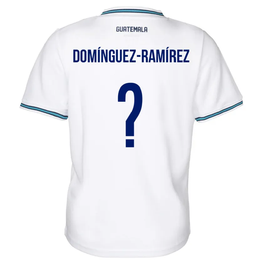 Danxen Mulher Camisola Guatemala Marco Domínguez-Ramírez #0 Branco Principal 24-26 Camisa