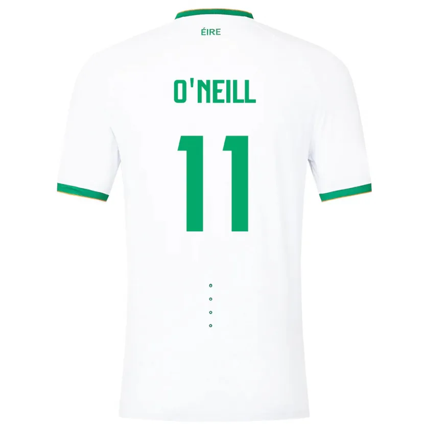 Danxen Mulher Camisola Irlanda Ollie O'neill #11 Branco Alternativa 24-26 Camisa