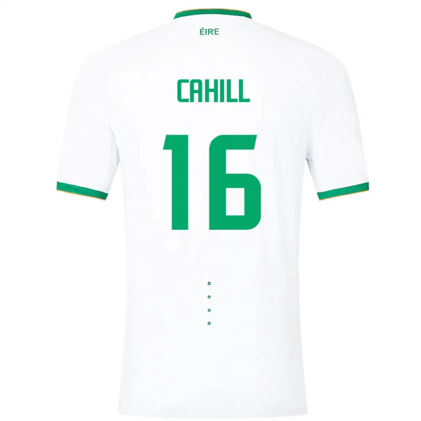 Danxen Mulher Camisola Irlanda Killian Cahill #16 Branco Alternativa 24-26 Camisa