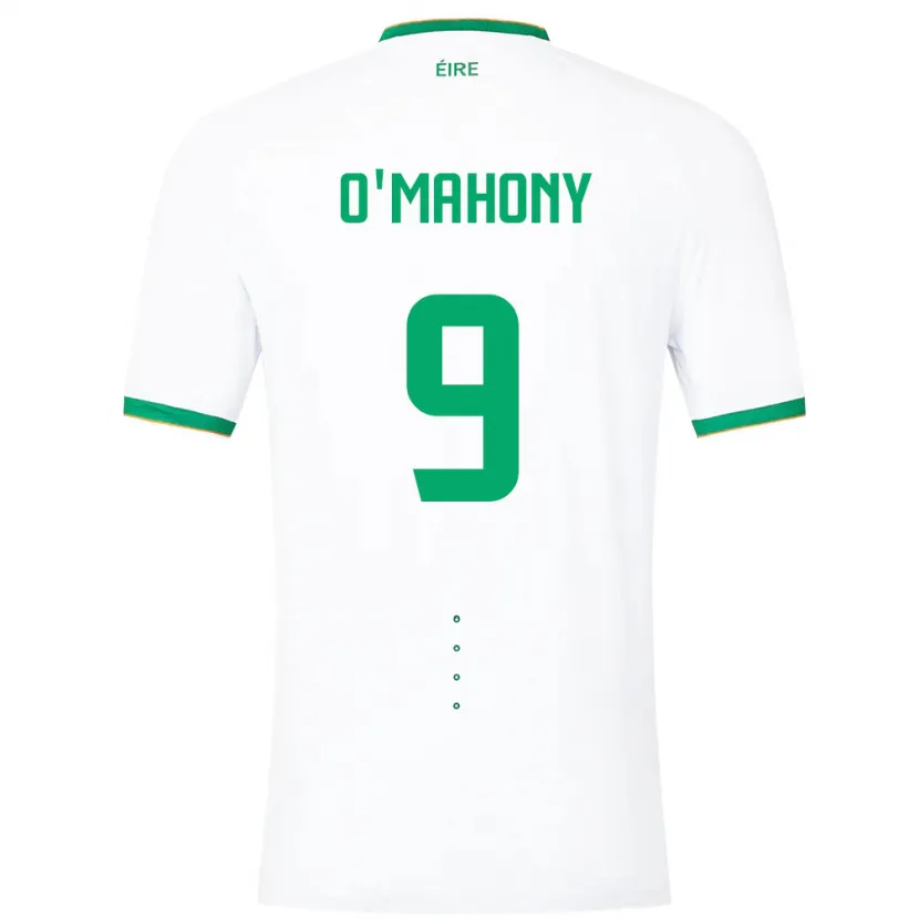 Danxen Mulher Camisola Irlanda Mark O'mahony #9 Branco Alternativa 24-26 Camisa