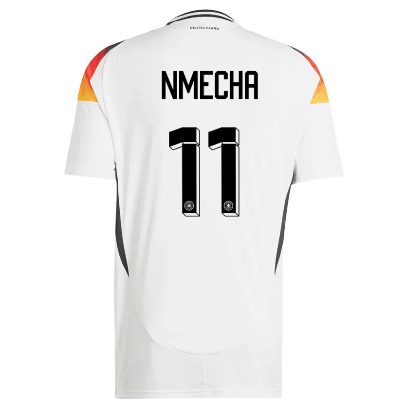 Danxen Criança Camisola Alemanha Lukas Nmecha #11 Branco Principal 24-26 Camisa