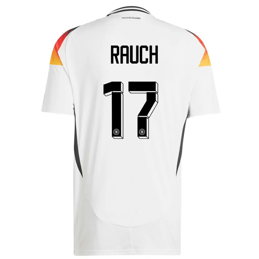 Danxen Criança Camisola Alemanha Felicitas Rauch #17 Branco Principal 24-26 Camisa