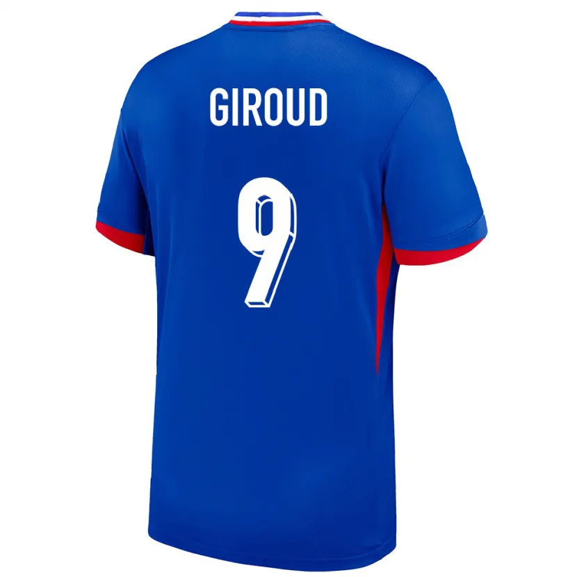 Danxen Criança Camisola França Olivier Giroud #9 Azul Principal 24-26 Camisa