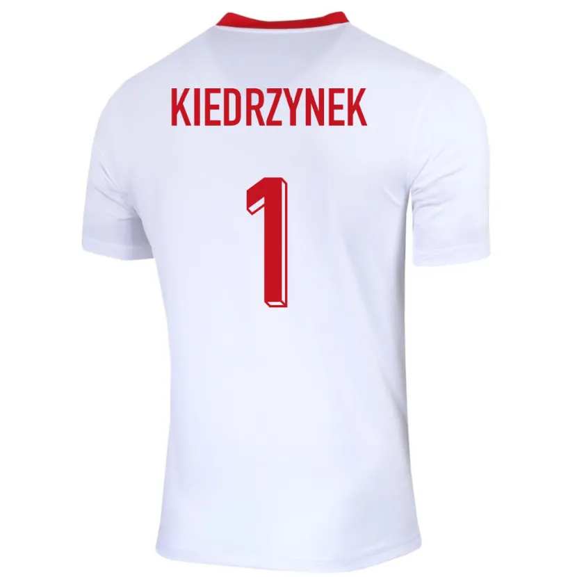 Danxen Criança Camisola Polónia Katarzyna Kiedrzynek #1 Branco Principal 24-26 Camisa