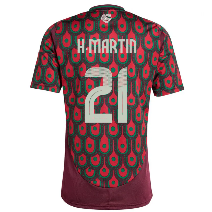 Danxen Criança Camisola México Henry Martin #21 Marrom Principal 24-26 Camisa