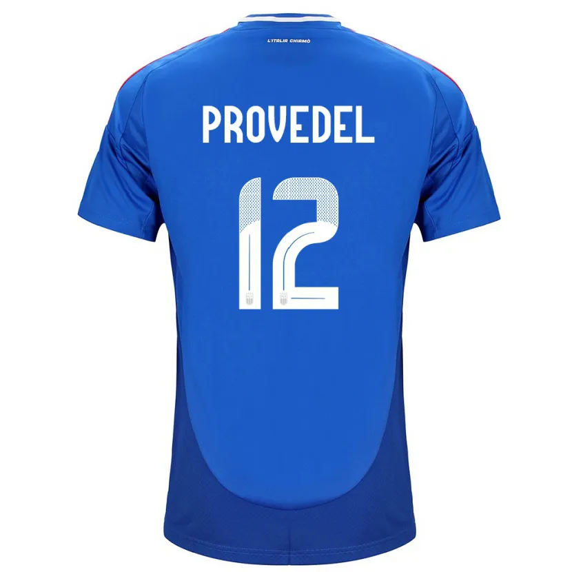 Danxen Criança Camisola Itália Ivan Provedel #12 Azul Principal 24-26 Camisa