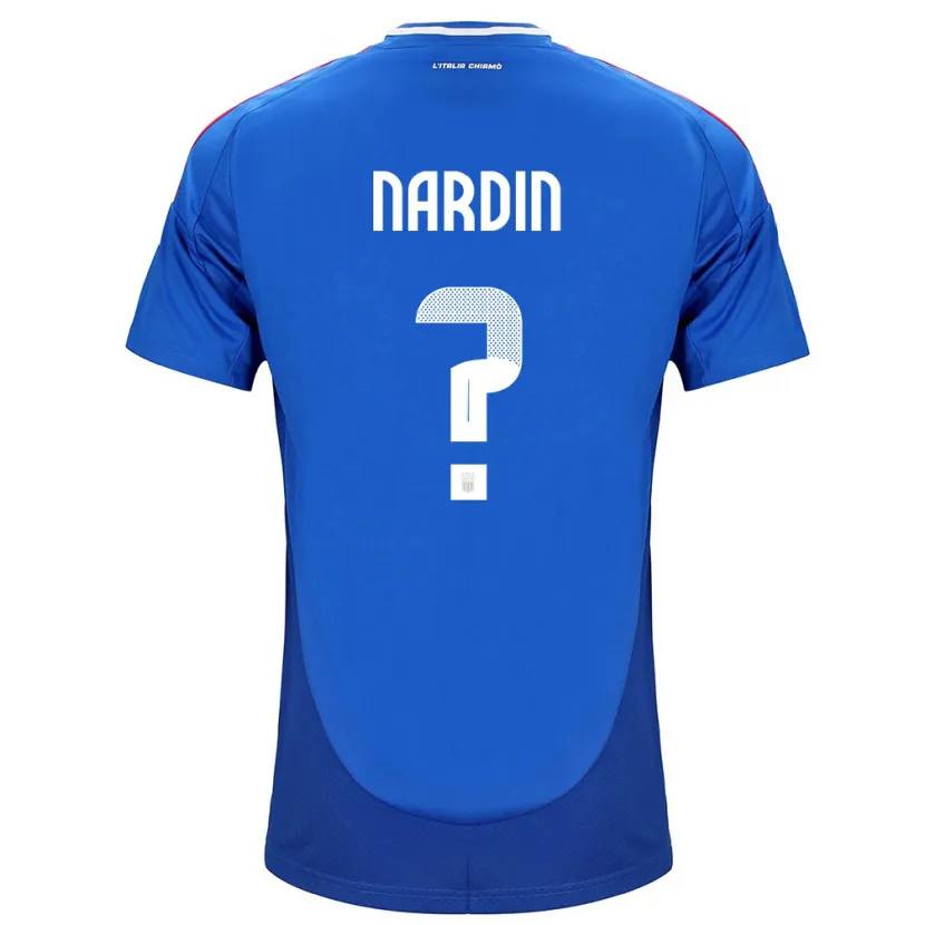 Danxen Criança Camisola Itália Federico Nardin #0 Azul Principal 24-26 Camisa