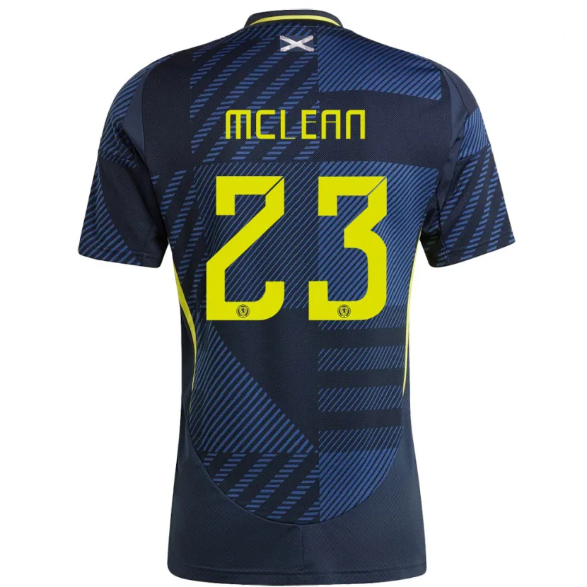 Danxen Criança Camisola Escócia Kenny Mclean #23 Azul Escuro Principal 24-26 Camisa