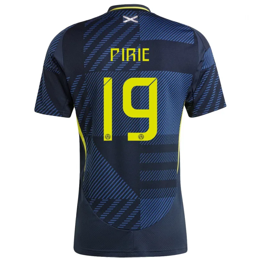 Danxen Criança Camisola Escócia Lewis Pirie #19 Azul Escuro Principal 24-26 Camisa