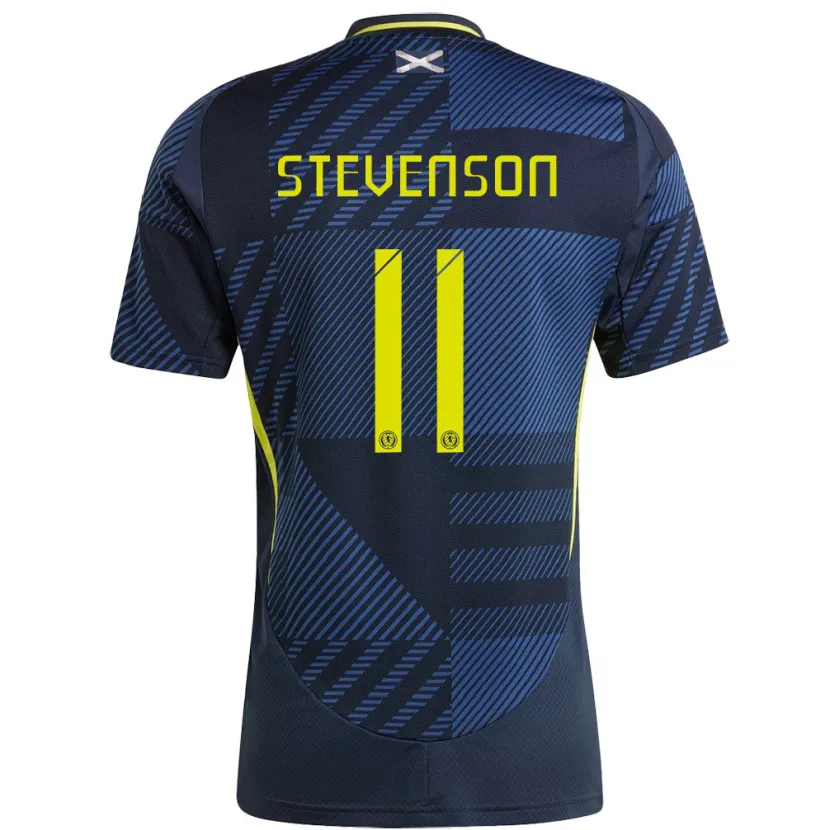 Danxen Criança Camisola Escócia Gus Stevenson #11 Azul Escuro Principal 24-26 Camisa