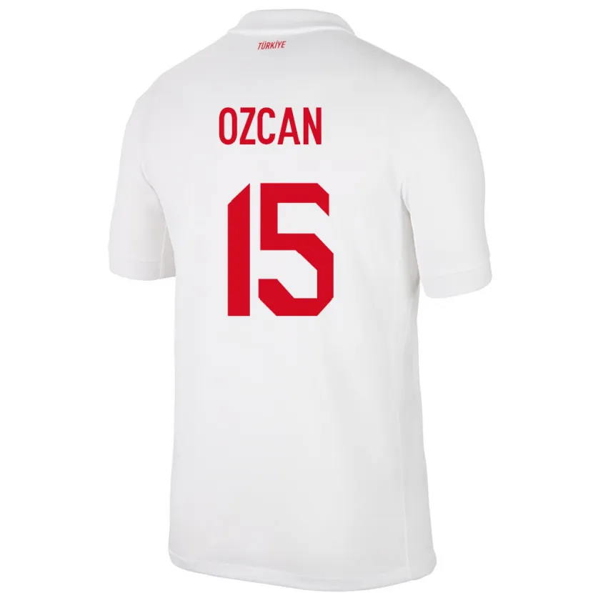Danxen Criança Camisola Turquia Salih Özcan #15 Branco Principal 24-26 Camisa