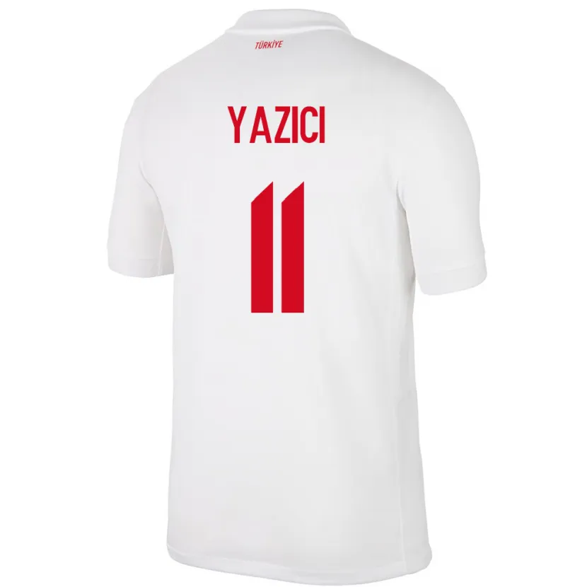 Danxen Criança Camisola Turquia Yusuf Yazıcı #11 Branco Principal 24-26 Camisa