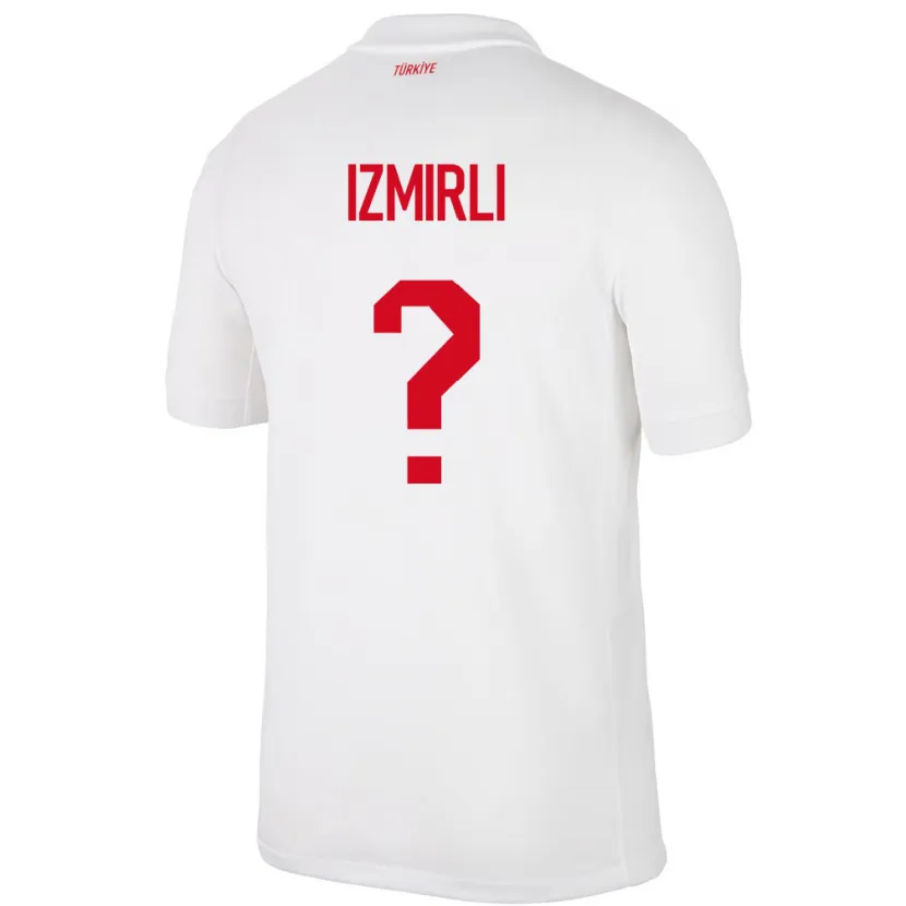 Danxen Criança Camisola Turquia Ege İzmirli #0 Branco Principal 24-26 Camisa