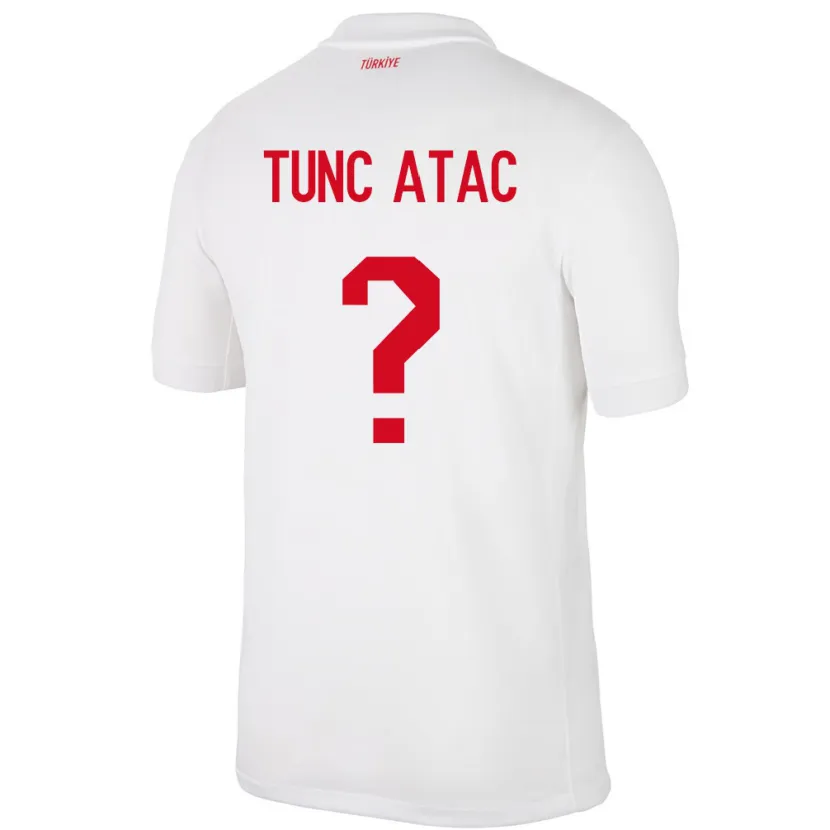 Danxen Criança Camisola Turquia Arin Tunç Ataç #0 Branco Principal 24-26 Camisa