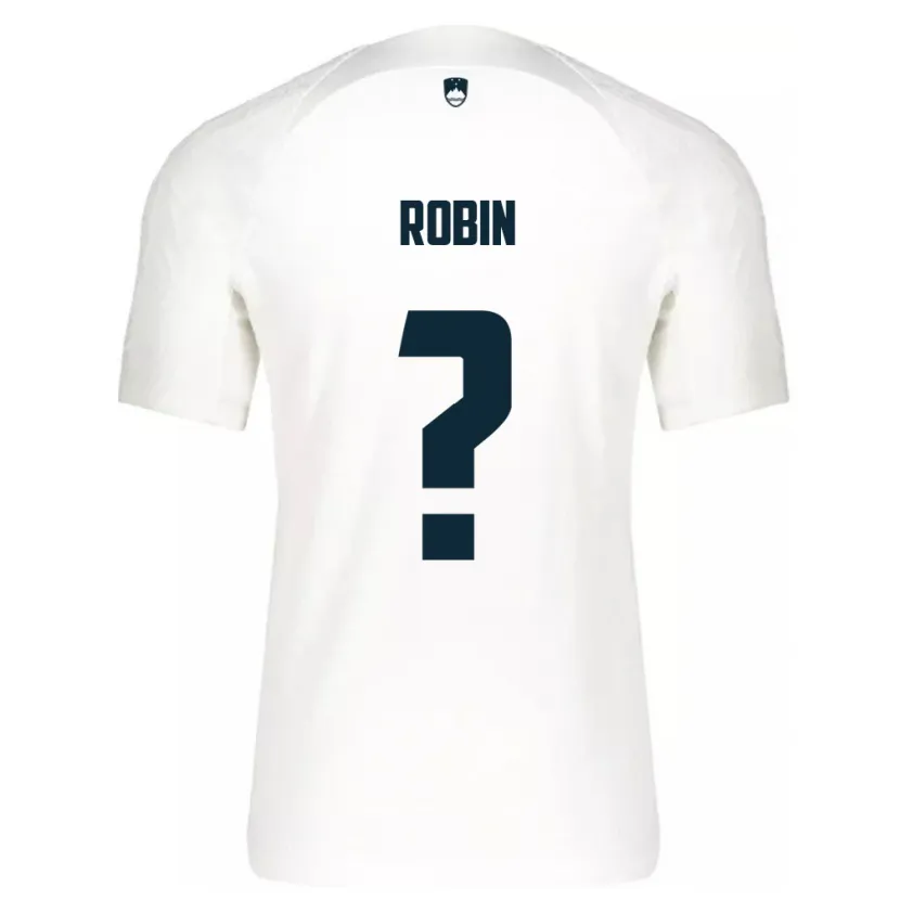 Danxen Criança Camisola Eslovênia Jaka Robin #0 Branco Principal 24-26 Camisa
