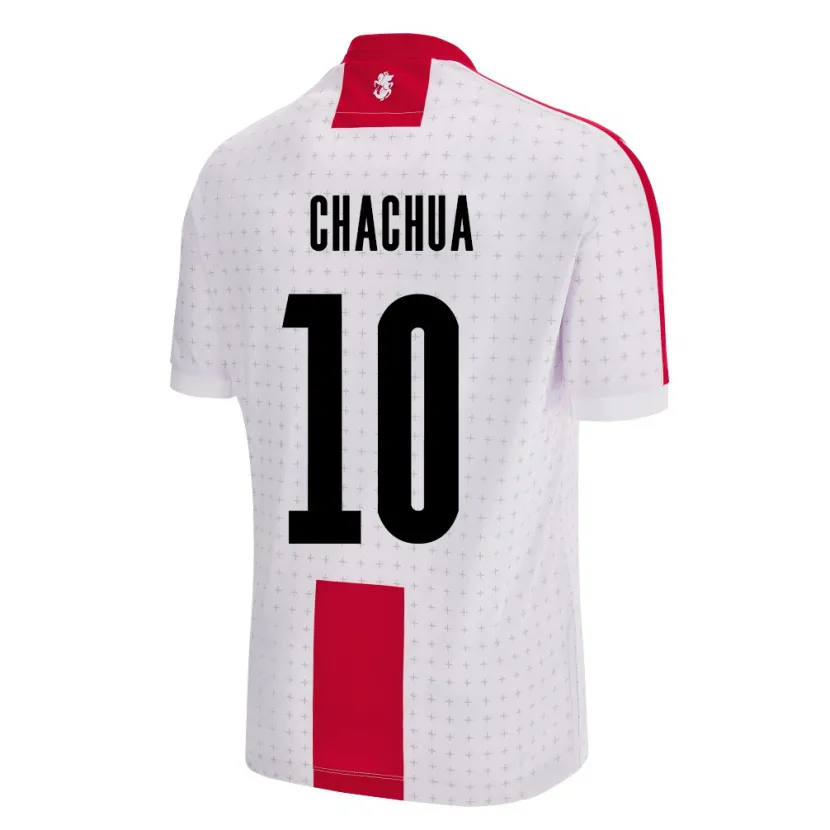 Danxen Criança Camisola Geórgia Giorgi Chachua #10 Branco Principal 24-26 Camisa