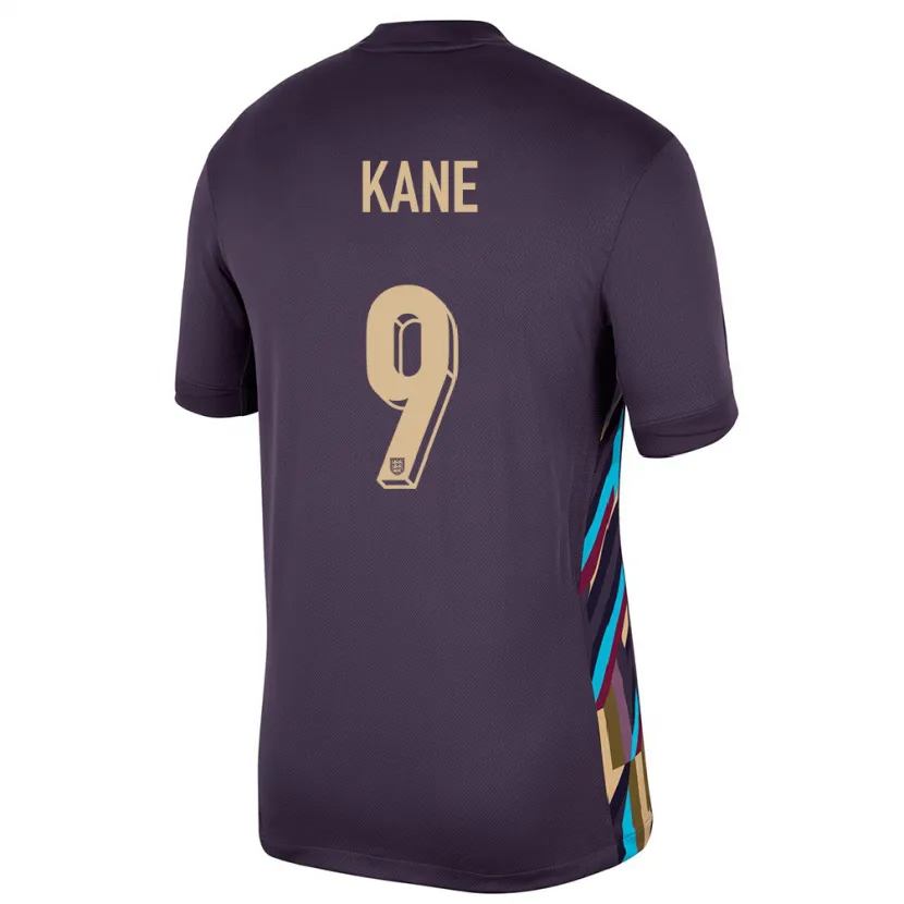 Danxen Criança Camisola Inglaterra Harry Kane #9 Passa Escura Alternativa 24-26 Camisa