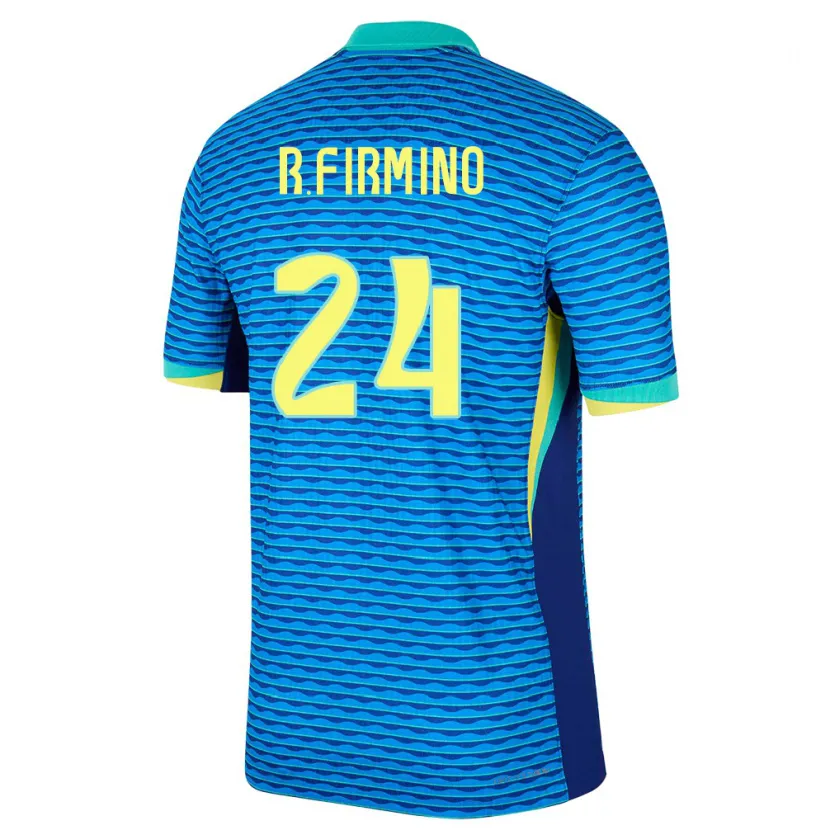 Danxen Criança Camisola Brasil Roberto Firmino #24 Azul Alternativa 24-26 Camisa