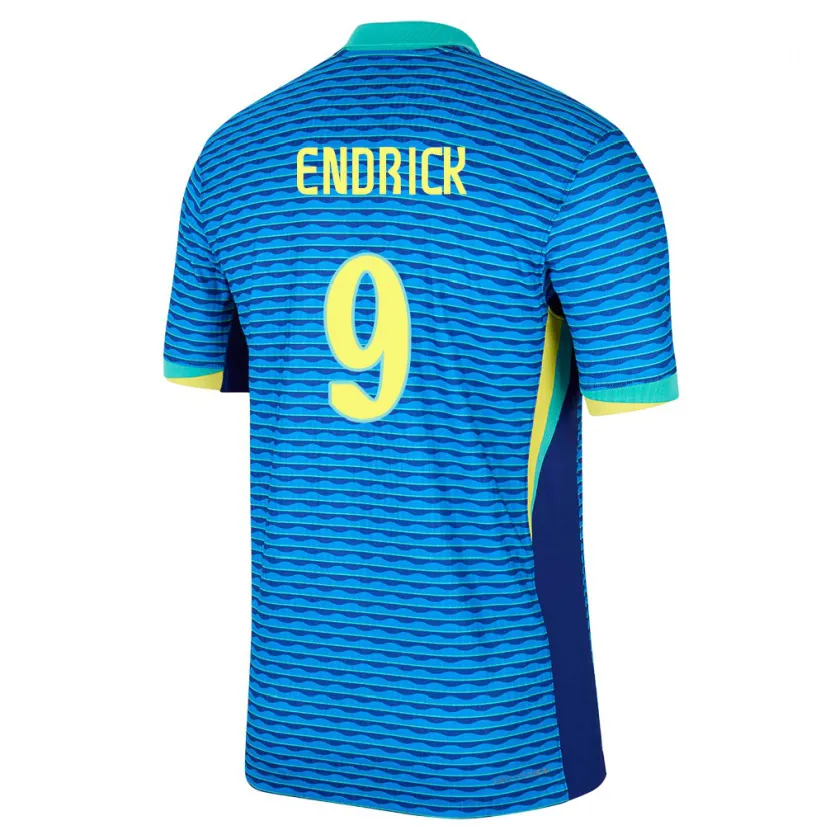 Danxen Criança Camisola Brasil Endrick #9 Azul Alternativa 24-26 Camisa
