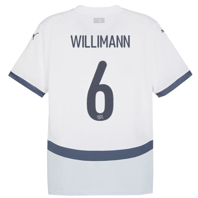 Danxen Criança Camisola Suiça Mauricio Willimann #6 Branco Alternativa 24-26 Camisa