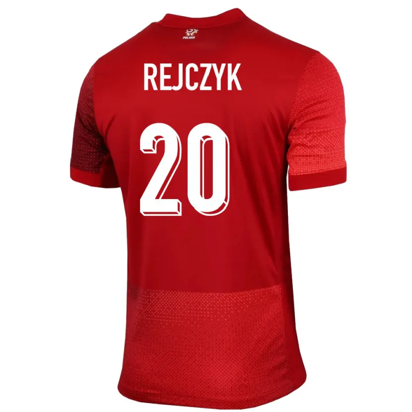 Danxen Criança Camisola Polónia Filip Rejczyk #20 Vermelho Alternativa 24-26 Camisa
