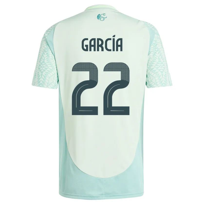 Danxen Criança Camisola México Diana Garcia #22 Linho Verde Alternativa 24-26 Camisa