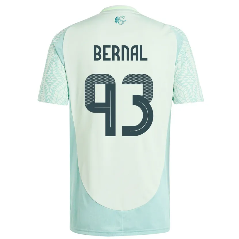 Danxen Criança Camisola México Rebeca Bernal #93 Linho Verde Alternativa 24-26 Camisa