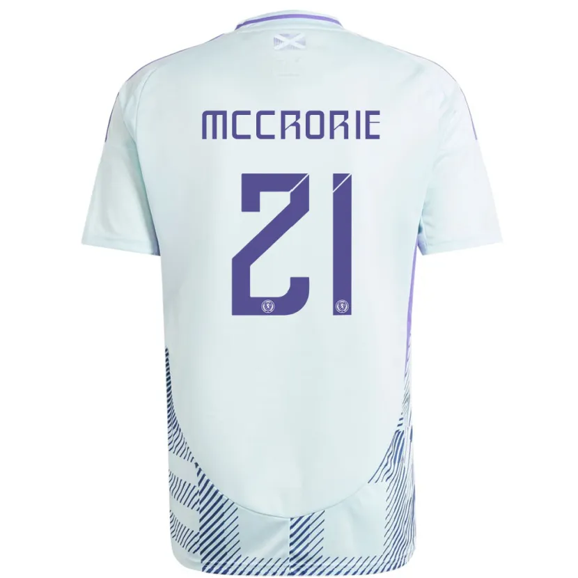 Danxen Criança Camisola Escócia Robby Mccrorie #21 Azul Menta Claro Alternativa 24-26 Camisa