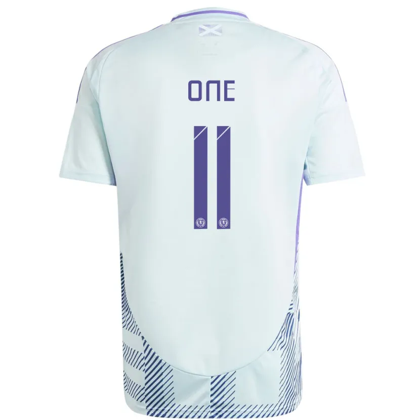 Danxen Criança Camisola Escócia Ryan Oné #11 Azul Menta Claro Alternativa 24-26 Camisa