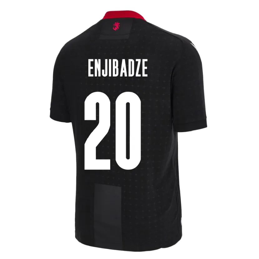 Danxen Criança Camisola Geórgia Elene Enjibadze #20 Preto Alternativa 24-26 Camisa