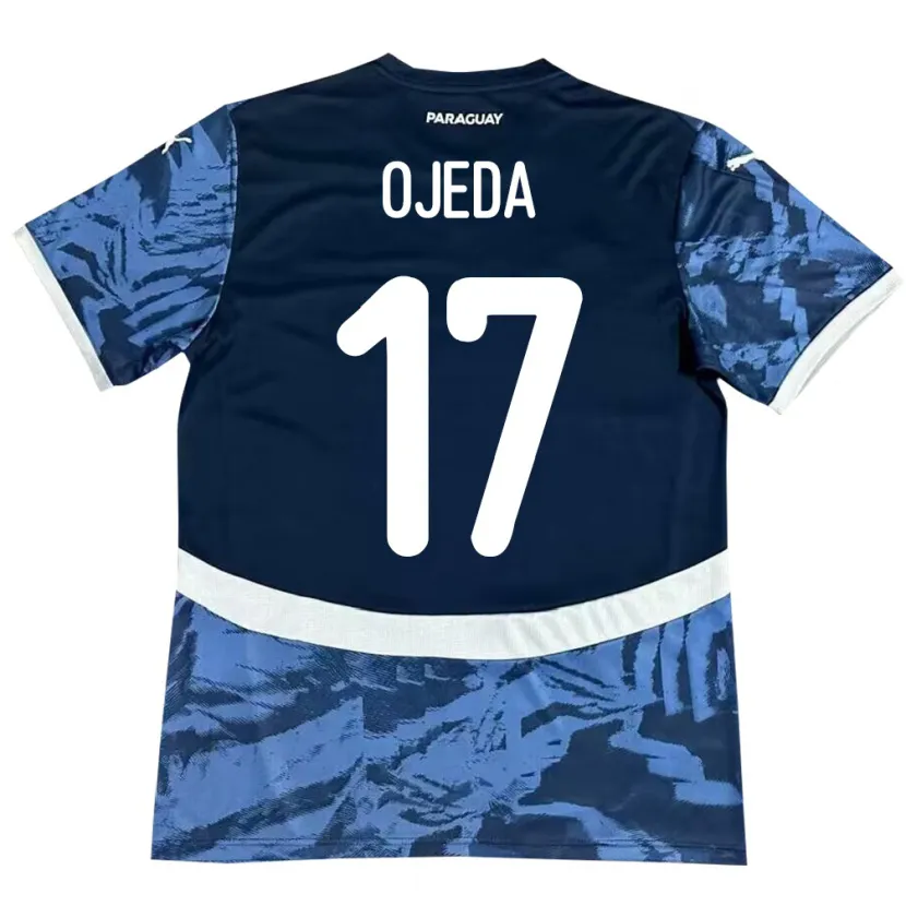 Danxen Criança Camisola Paraguai Deisy Ojeda #17 Azul Alternativa 24-26 Camisa